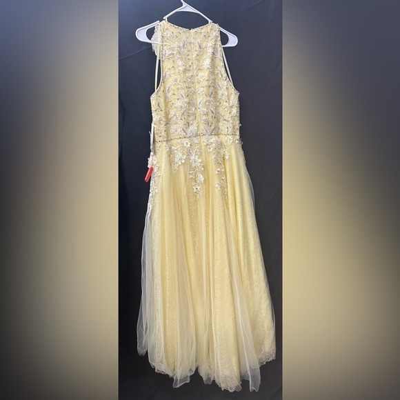 Mac Duggal 11310 NWT EMBELLISHED HIGH NECK SLEEVELESS A LINE GOWN - Picture 6 of 16